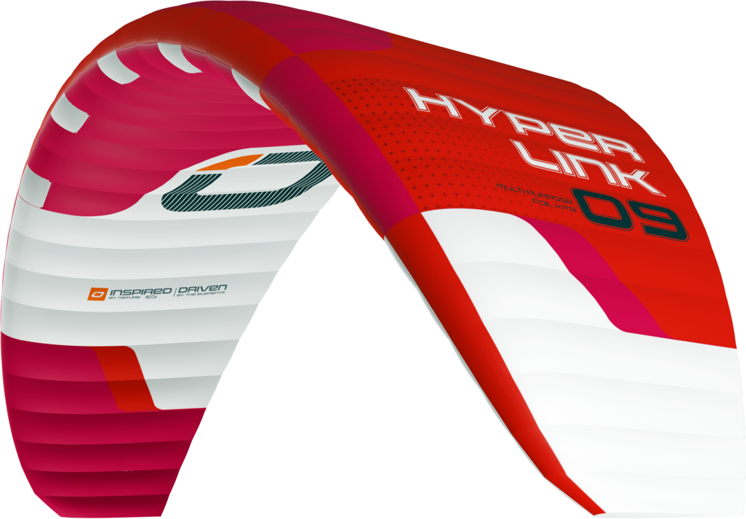 Ozone Hyperlink V4 Kite Only 5m² Red/Rubine/White