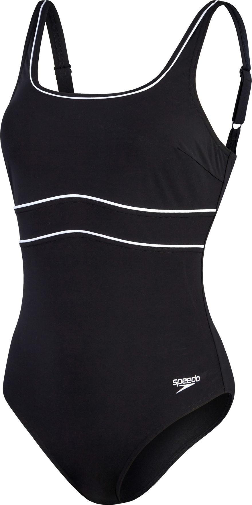 Speedo Shaping ContourEclipse Swimsuit Womens Black / White