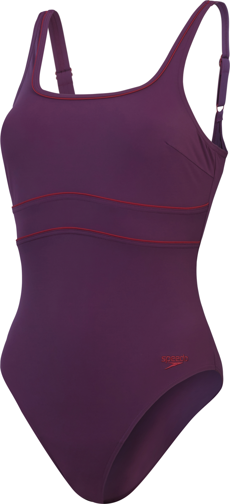 Speedo Shaping ContourEclipse Swimsuit Womens Plum Dandy / Basque Red