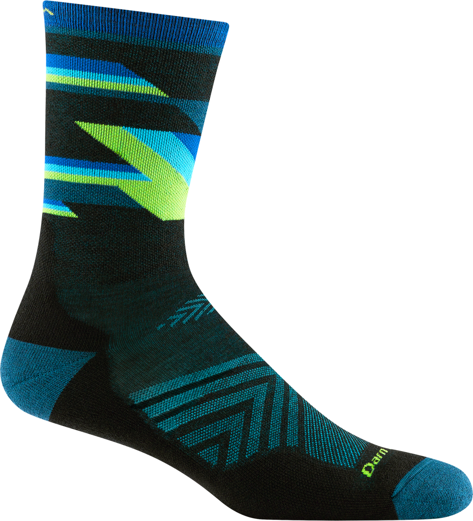 Darn Tough Bolt Micro Crew Ultra-Lightweight with Cushion Merino Mens Black