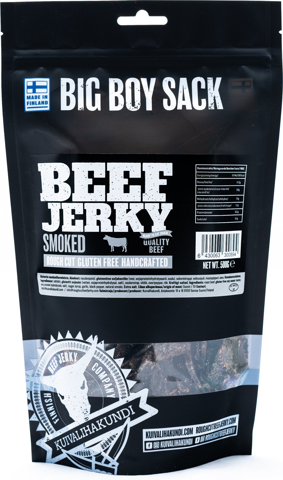 Kuivalihakundi Beef Jerky 500g Savu