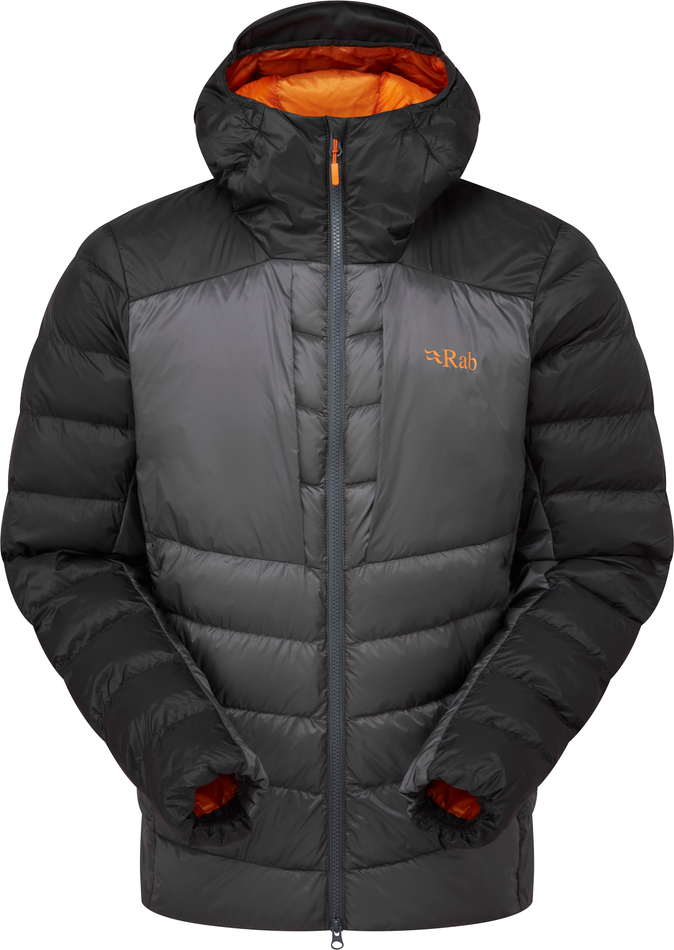 Rab Cirrus Ultra Insulated Hooded Jacket Mens Anthracite / Graphene