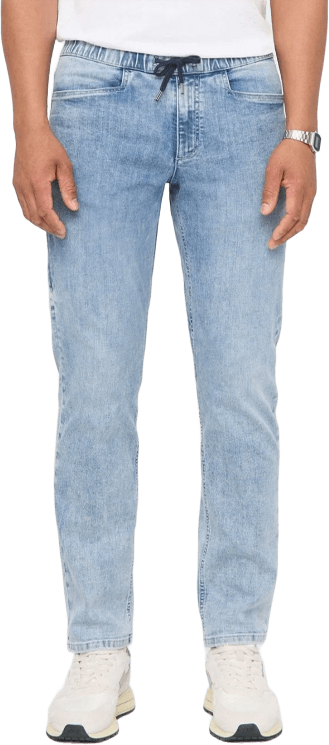 Duer Performance Denim Essential Pant Mens Light Stone