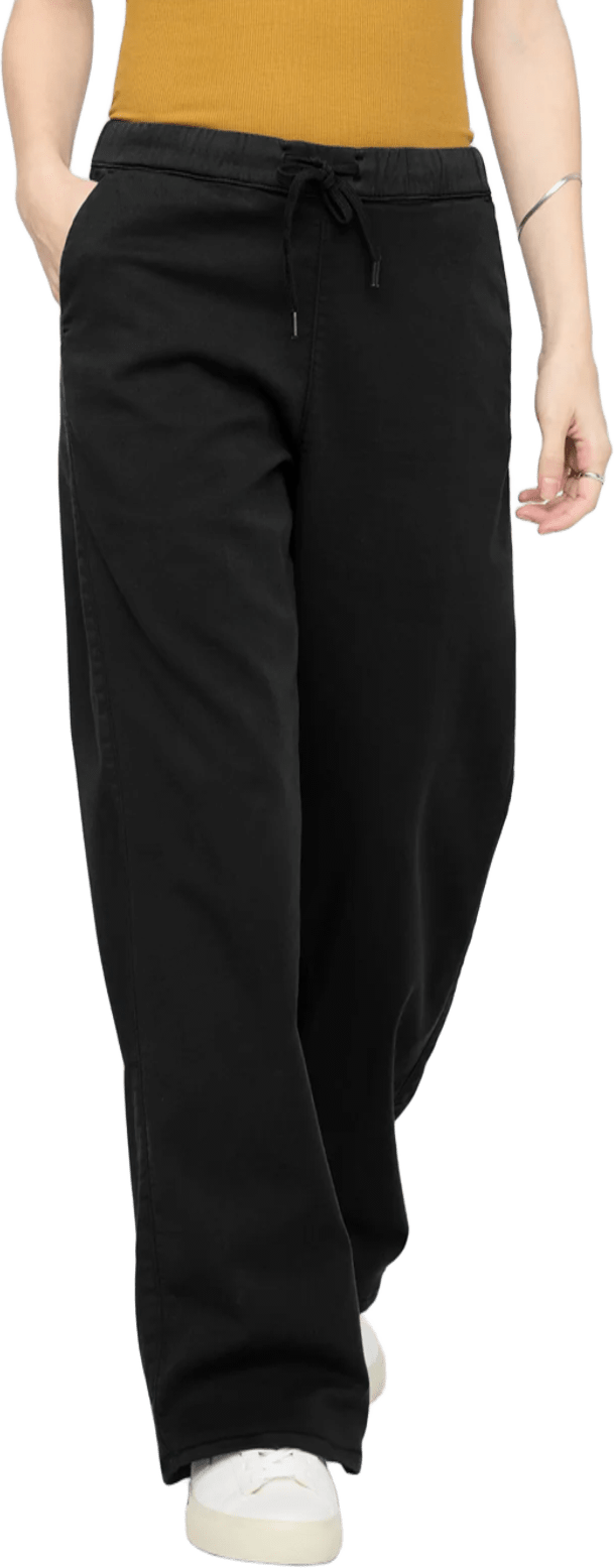 Duer No Sweat Wide Leg Pant Womens Black