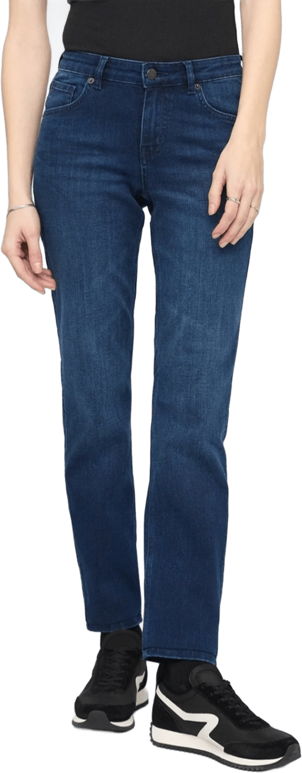 Duer Performance Denim Girlfriend Jean Womens Deep Sea Blue