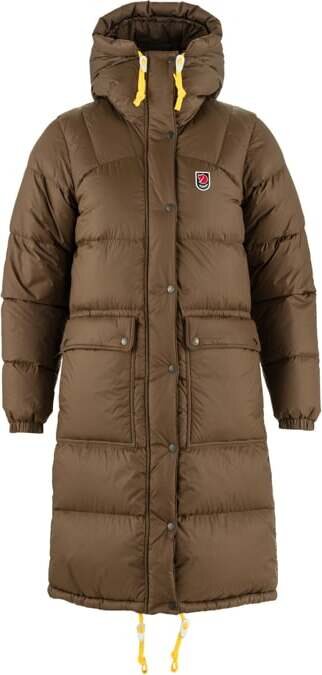 Fjällräven Expedition Long Down Parka Womens Dark Oak (299)