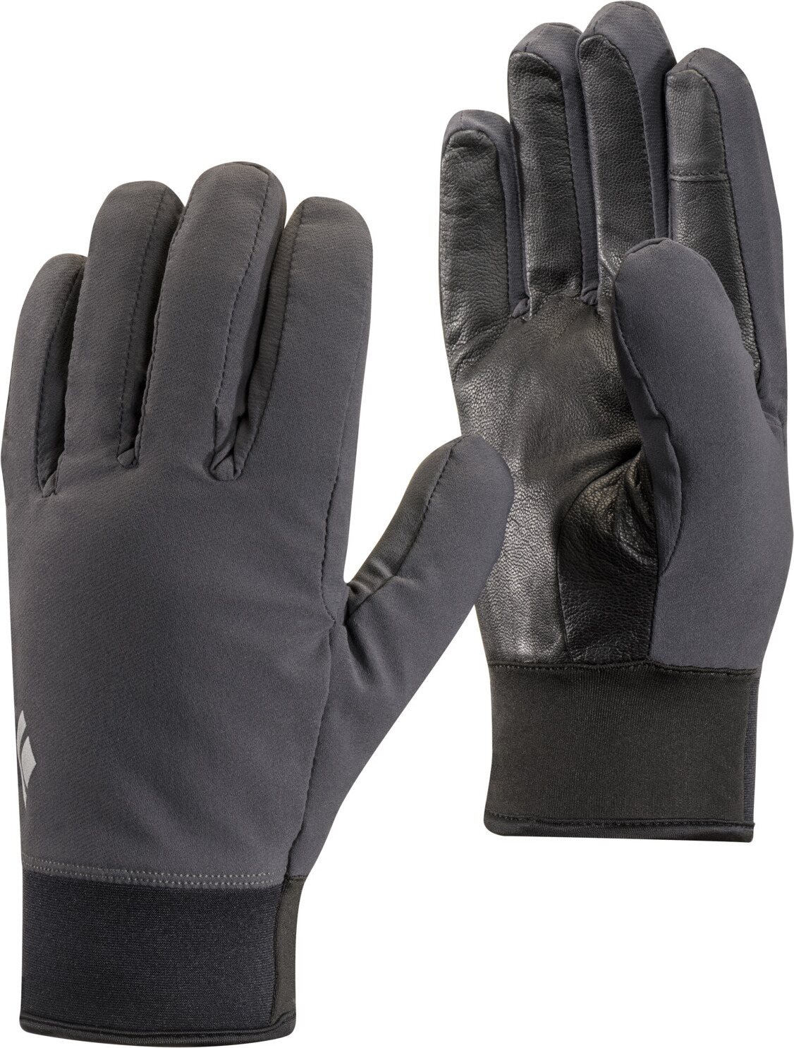 Black Diamond Midweight Softshell Gloves Smoke