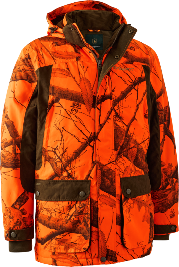 Deerhunter Eagle Winter Jacket Mens RealTree Edge Orange