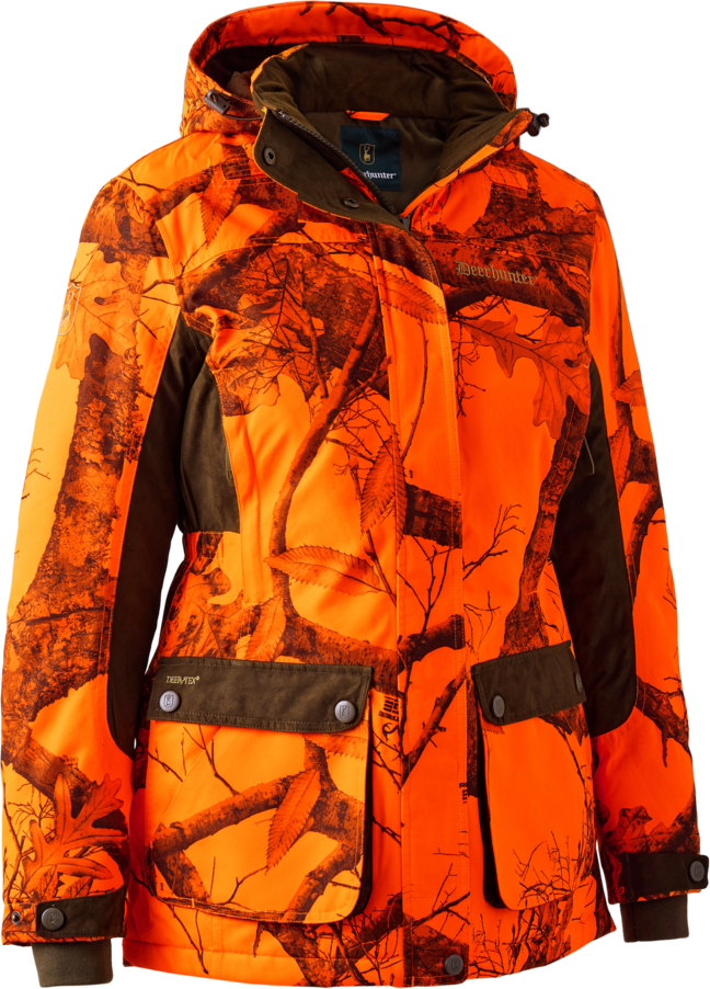 Deerhunter Eagle Winter Jacket Womens RealTree Edge Orange
