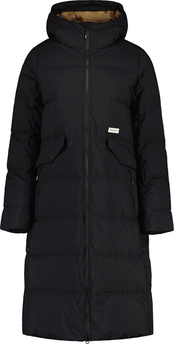 Maloja AnkogelM. ReDown Coat Womens Deep Black (2024)