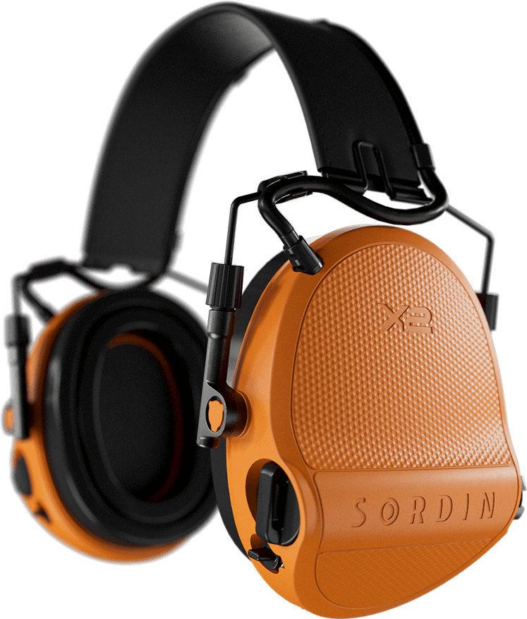 Sordin Supreme X2 BT Gel, Leather Headband HI-VIZ