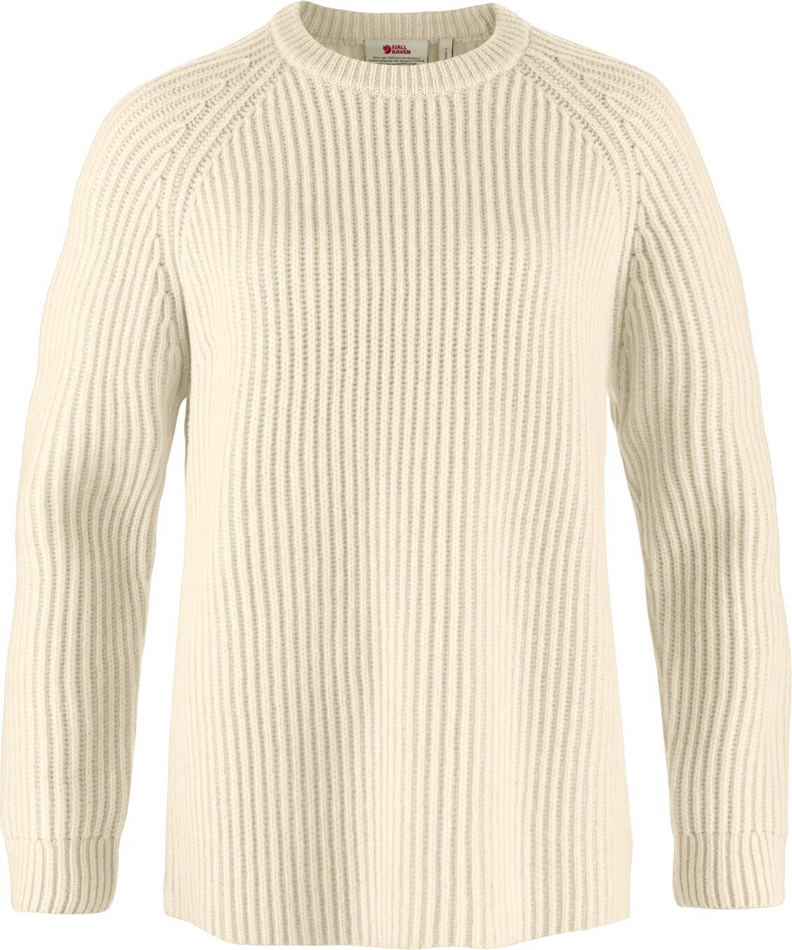 Fjällräven Övik Rib Sweater Womens Chalk White (113)
