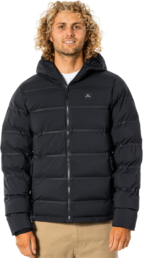 Rip Curl Anti Series Elite Puff Hood Mens Black