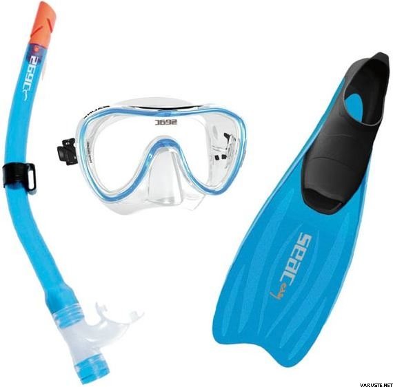 Seacsub Set Tris Easyfin Light Blue