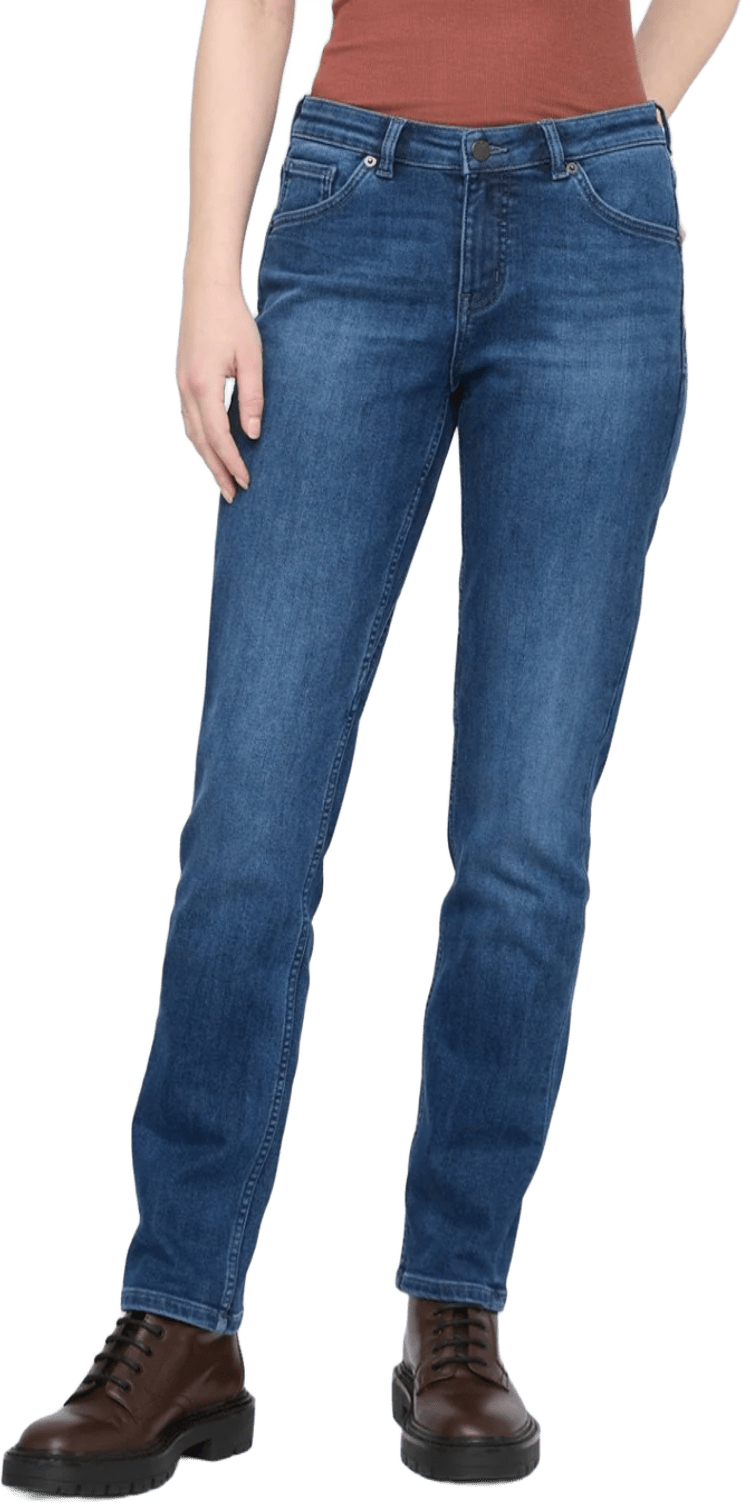 Duer Tech Fleece Denim Girlfriend Jean Womens Classic Indigo