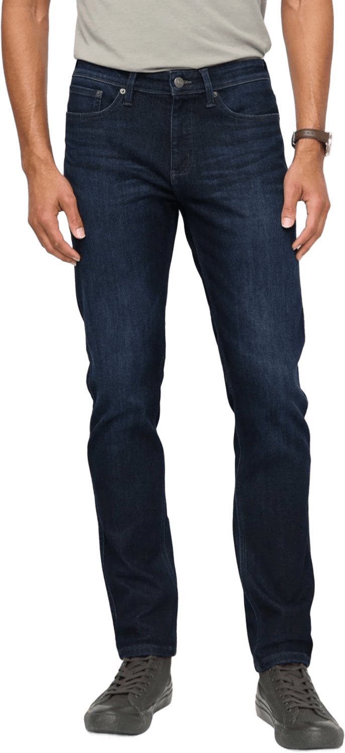 Duer Tech Fleece Denim Slim Mens Dark Indigo