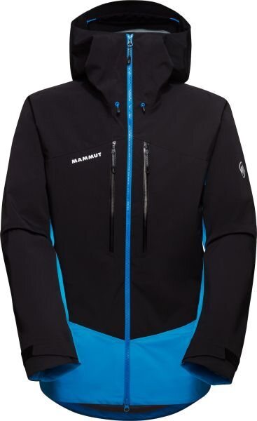 Mammut Taiss Pro HS Hooded Jacket Mens Glacier Blue - Black