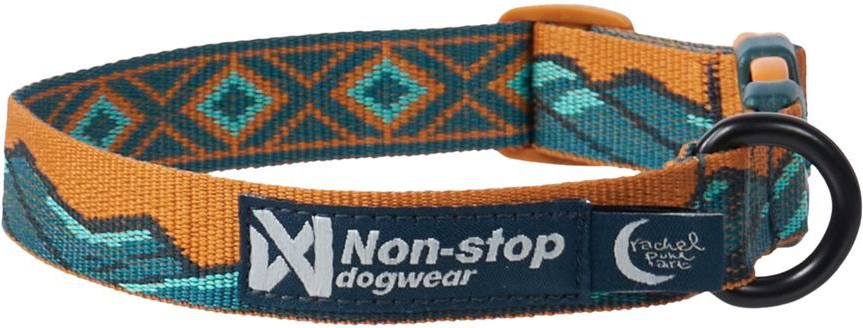 Non-stop Dogwear Trail Quest Collar Rachel Pohl Teal/Oak