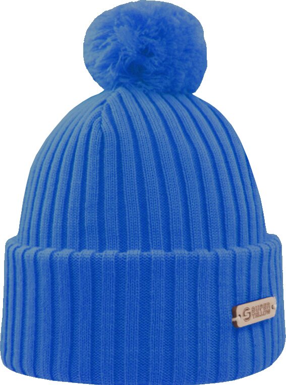 Superyellow Kide Beanie Azure Blue