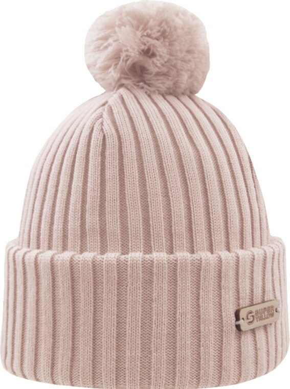 Superyellow Kide Beanie Light Peach