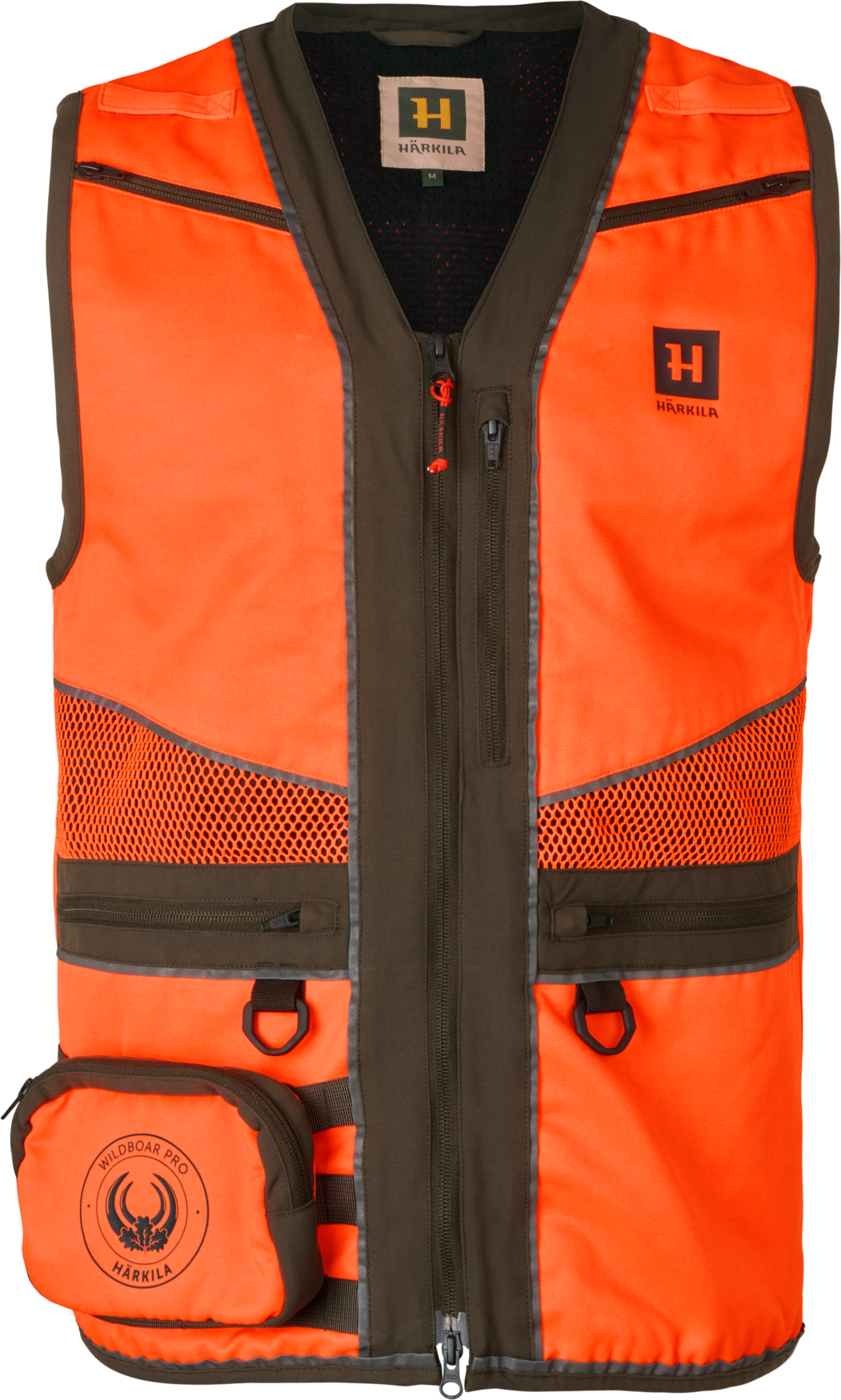 Härkila Wildboar Pro Blaze Waistcoat Orange Blaze/Brown