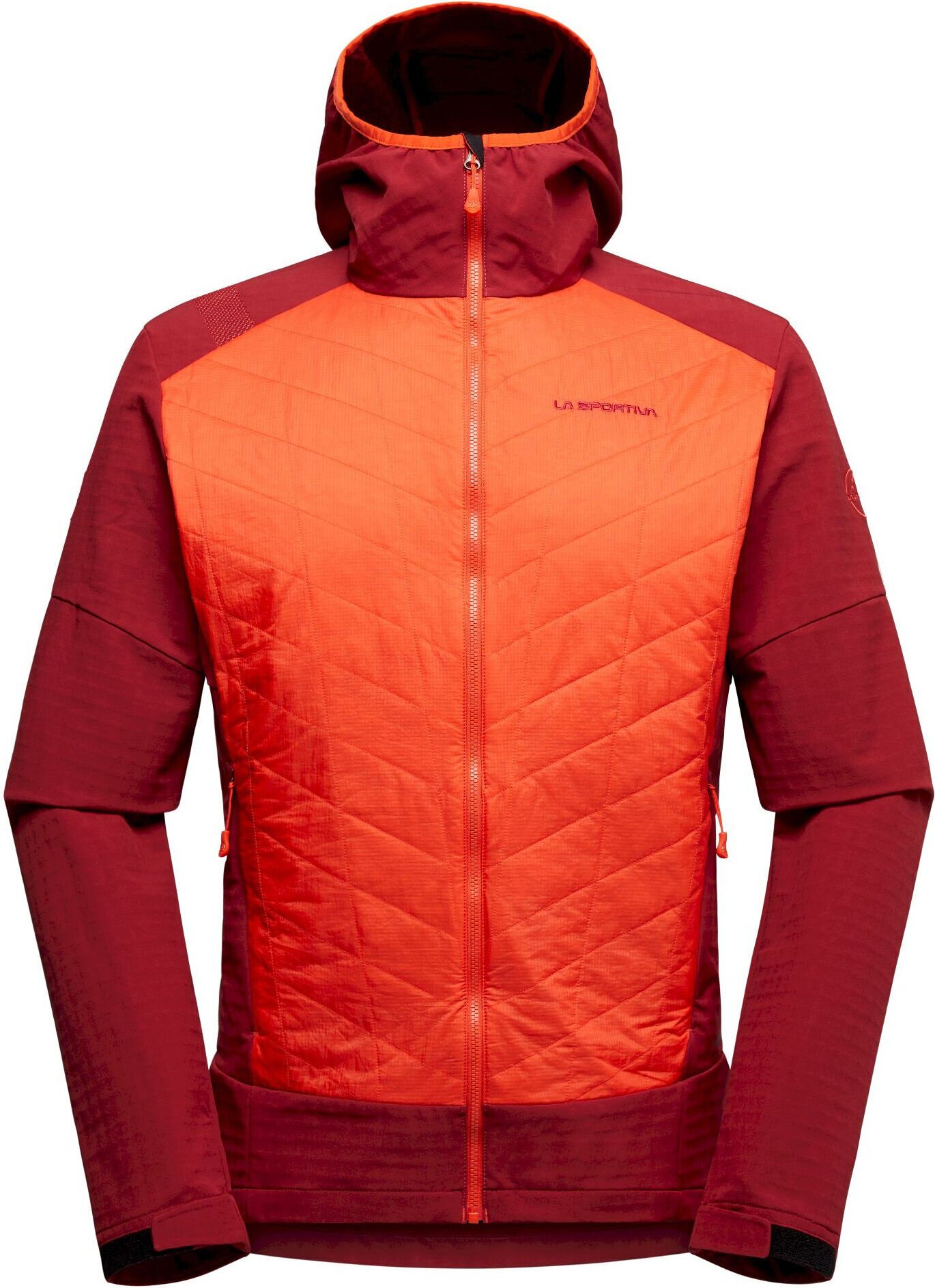 La Sportiva Kap Hybrid Hoody Mens Cherry Tomato / Sangria