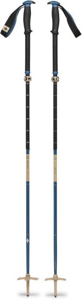 Black Diamond Traverse Compactor Ski Poles Creek Blue