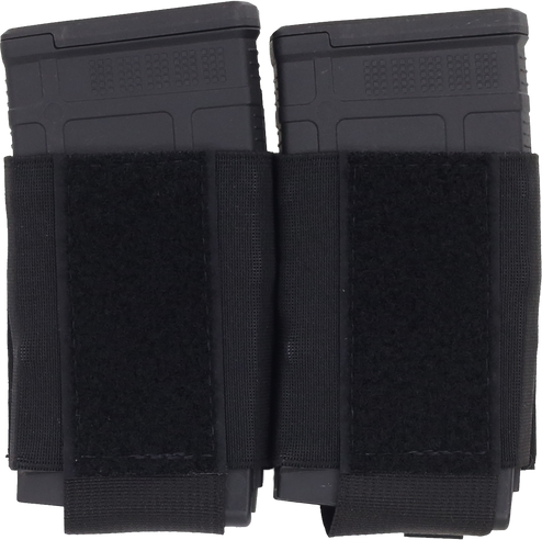 Ferro Concepts Turnover Magazine Pouch - Double 7.62 Black