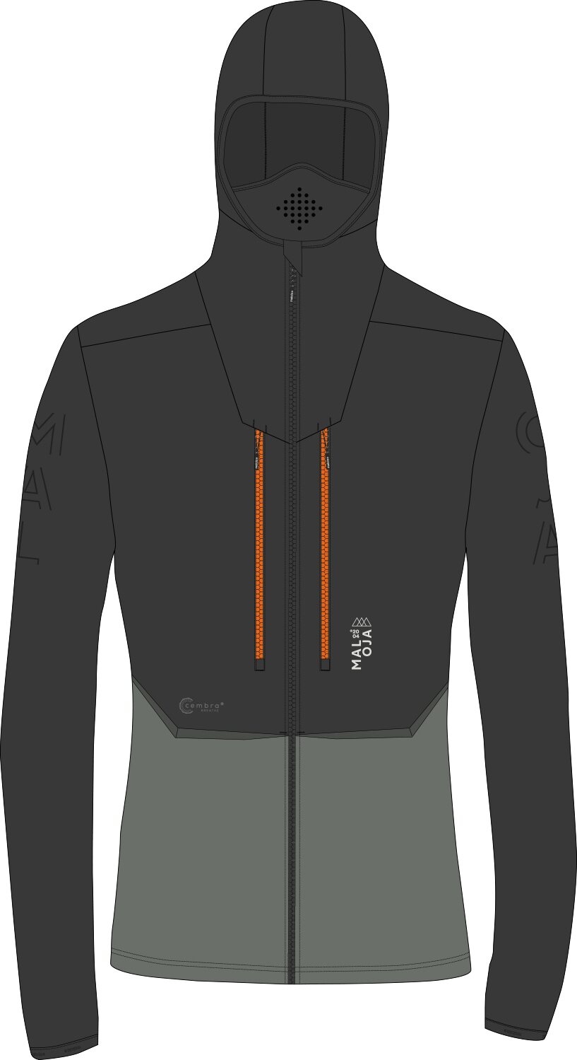 Maloja SperberM. Hybrid Jacket Mens Frosty Green Multi