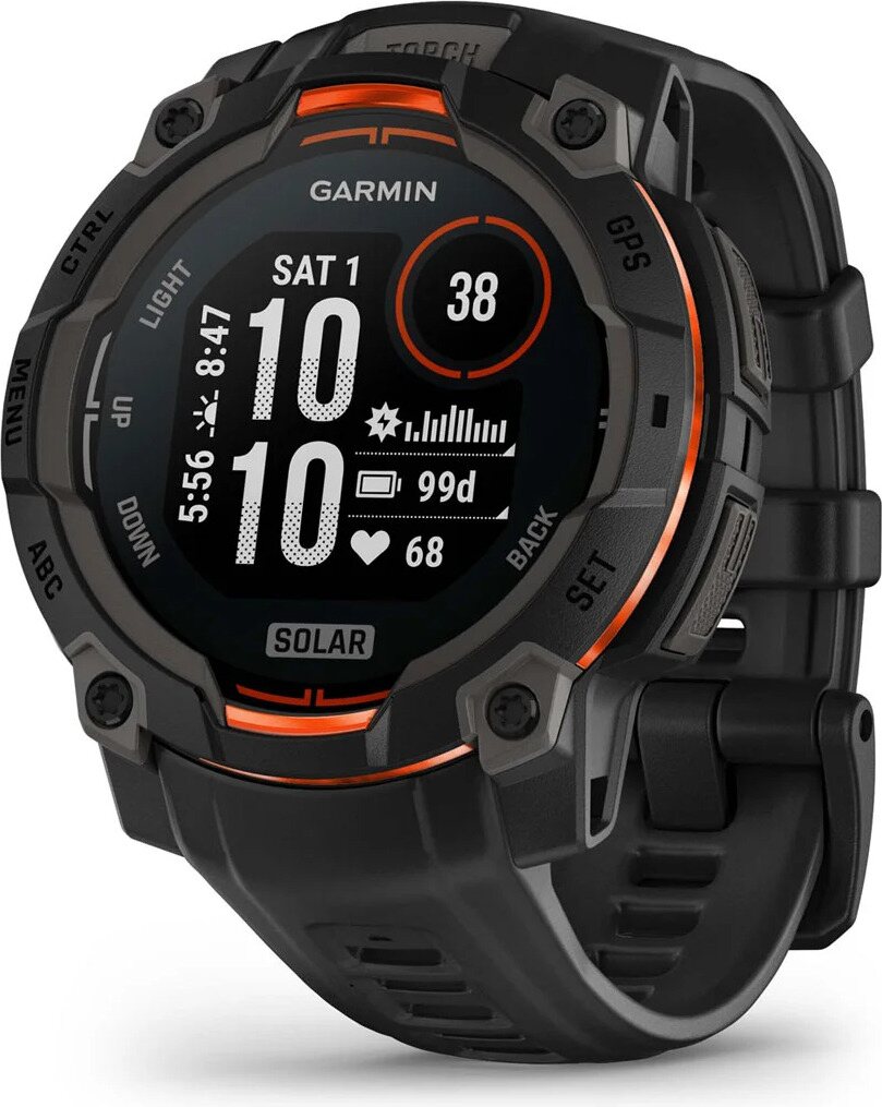Garmin Instinct 3 Solar 45mm Black with Black Band