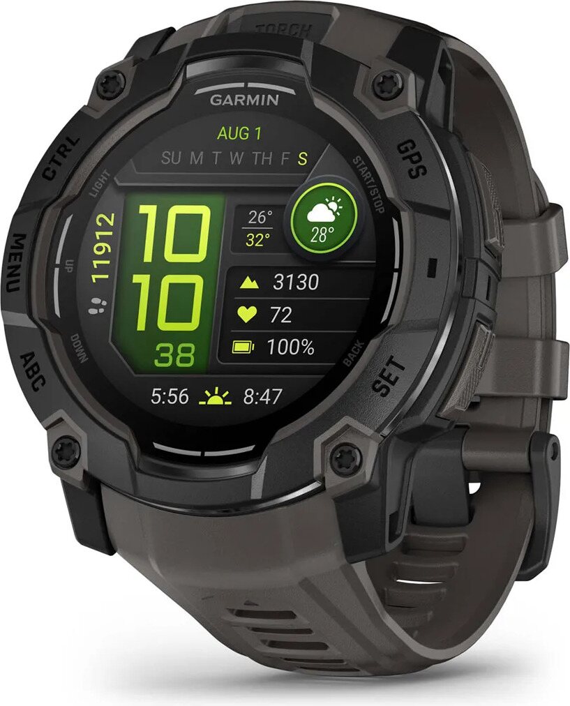 Garmin Instinct 3 Amoled 50mm Black with Charcoal Band