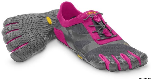 Vibram FiveFingers KSO Evo, Women's Grey/Pink