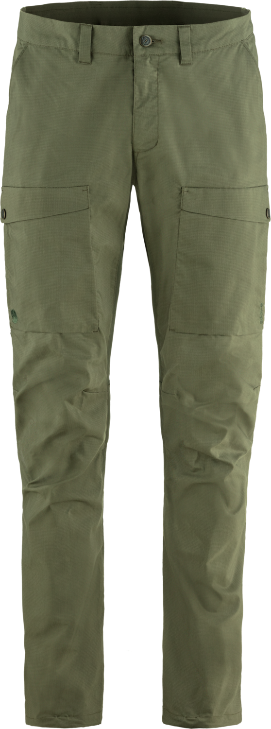 Fjällräven Abisko Hybrid Trail Trousers Mens Laurel Green (625)