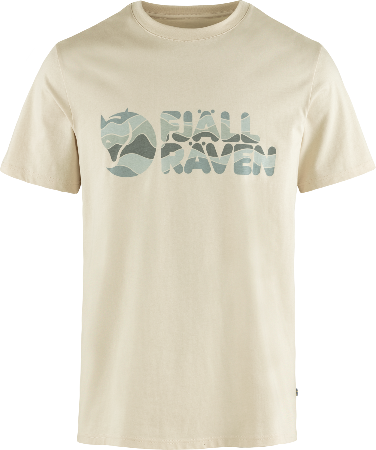 Fjällräven Multicolor Logo T-shirt Mens Chalk White (113)
