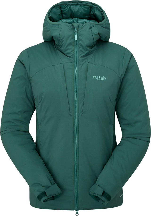 Rab Xenair Alpine Insulated Jacket Womens Green Slate