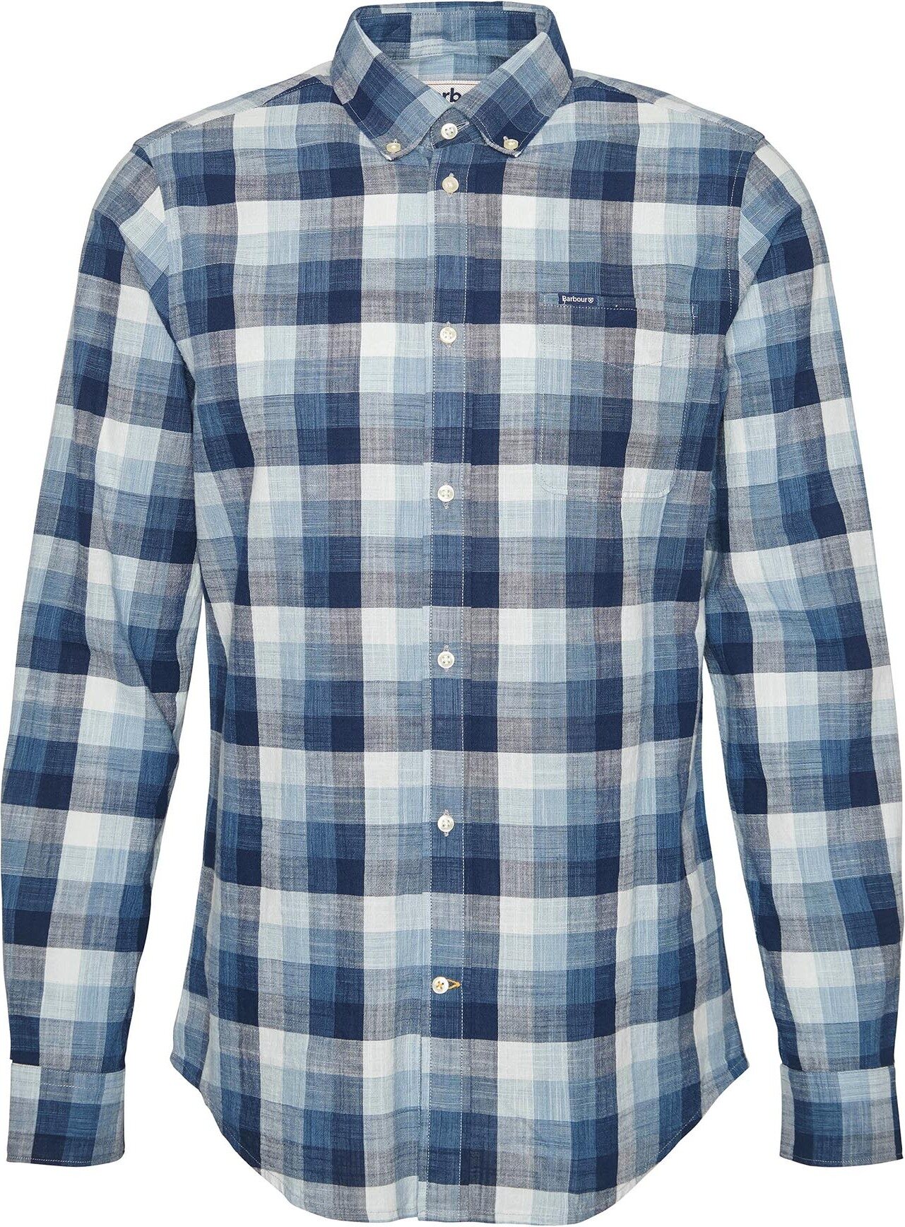 Barbour Hillroad Tailored Shirt Mens Navy