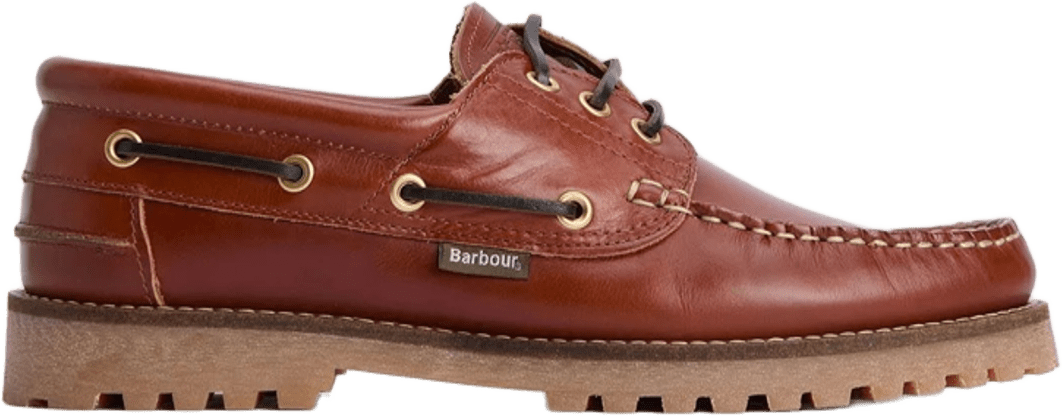 Barbour Deck Boat Shoe Mens Tan