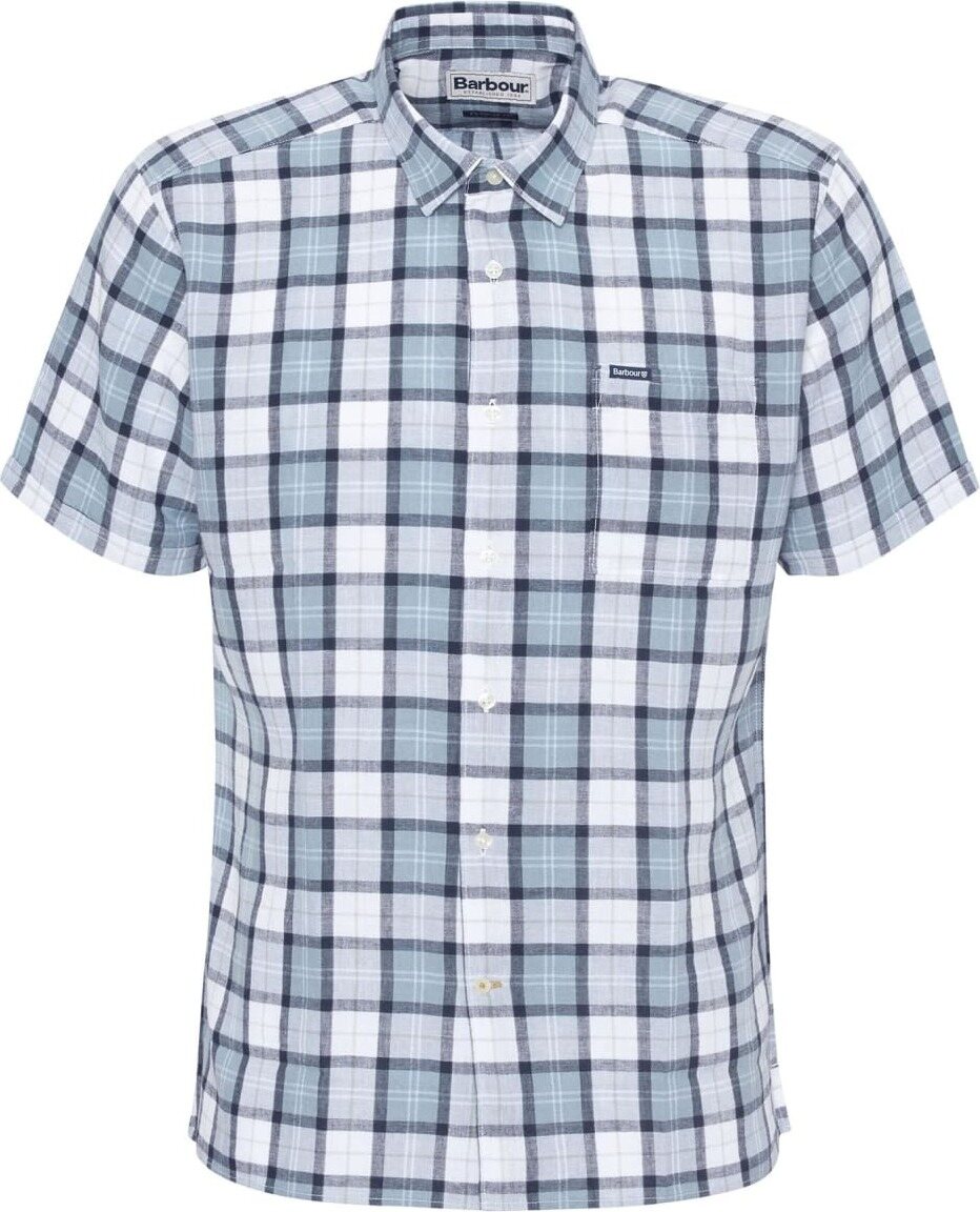 Barbour Midfield Tartan Summerfit Shirt Mens Northshore Tartan