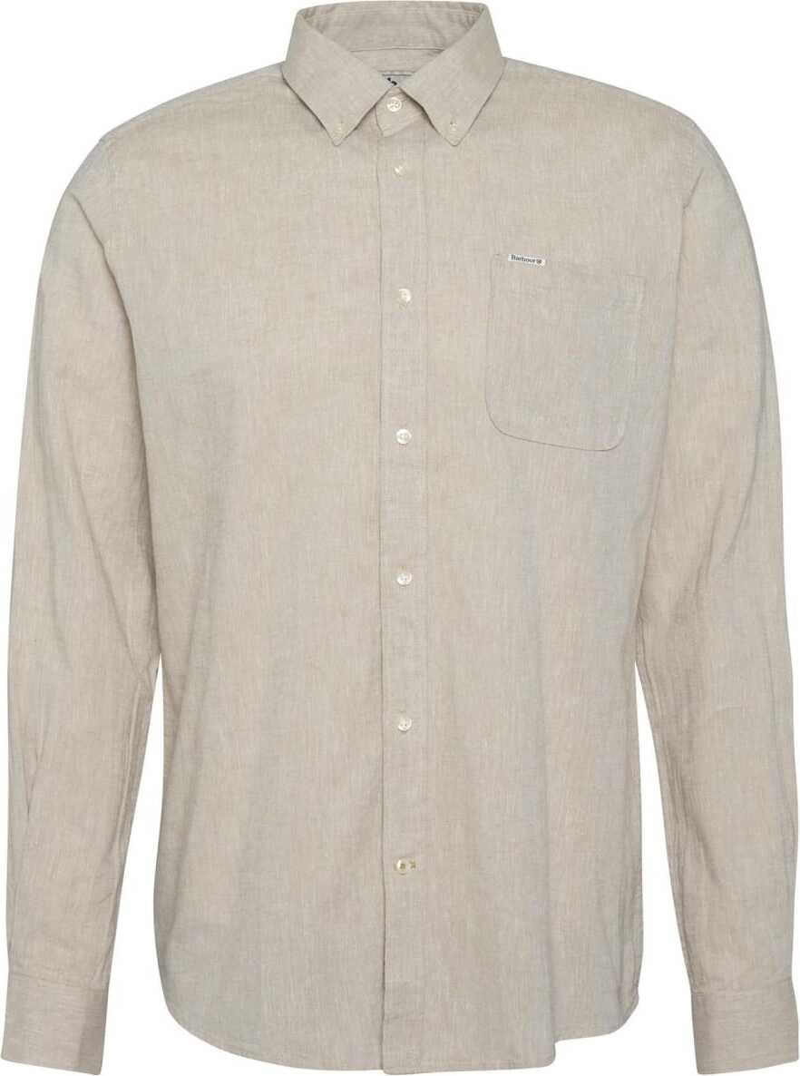Barbour Nelson Tailored Shirt Mens Stone