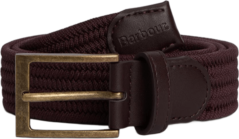 Barbour Nevis Webbing Belt Burnt Heather