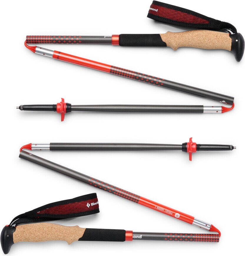Black Diamond Pursuit Carbon Z Poles Unisex Octane