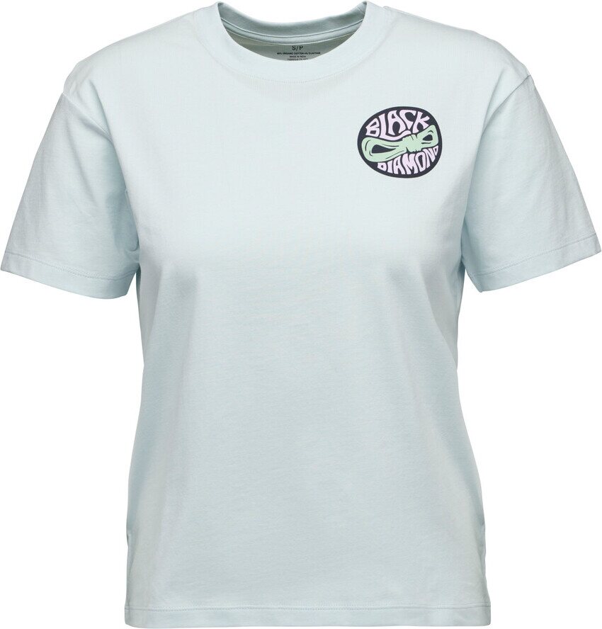 Black Diamond Rope Badge Short Sleeve Tee Womens Belay Blue