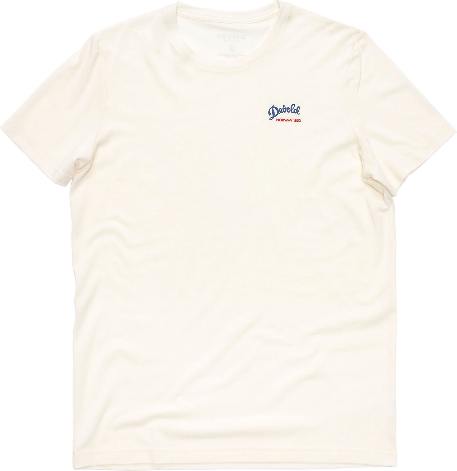 Devold Classic Script Tee Mens White