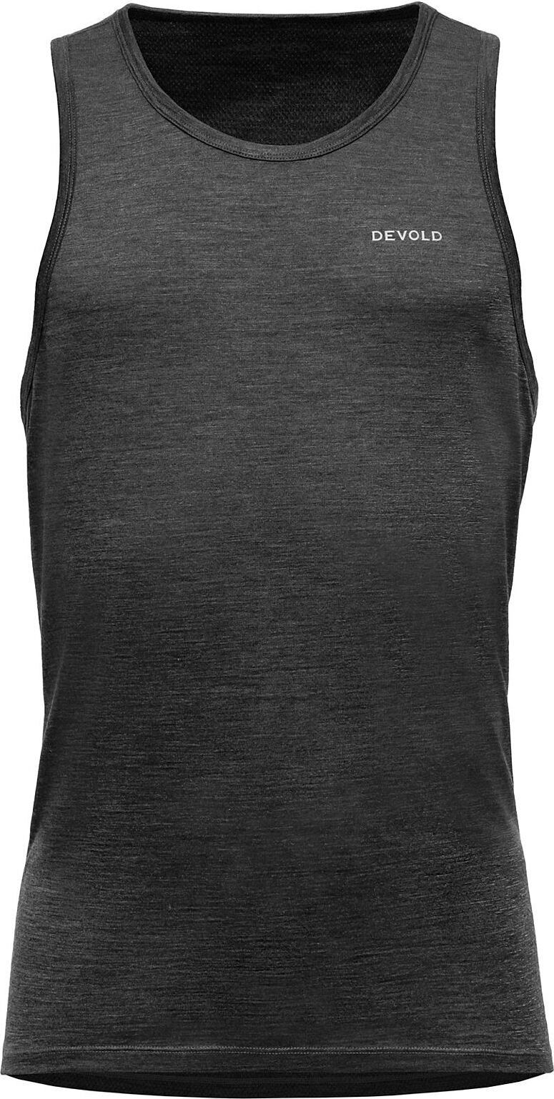 Devold Running Merino 130 Singlet Mens Anthracite
