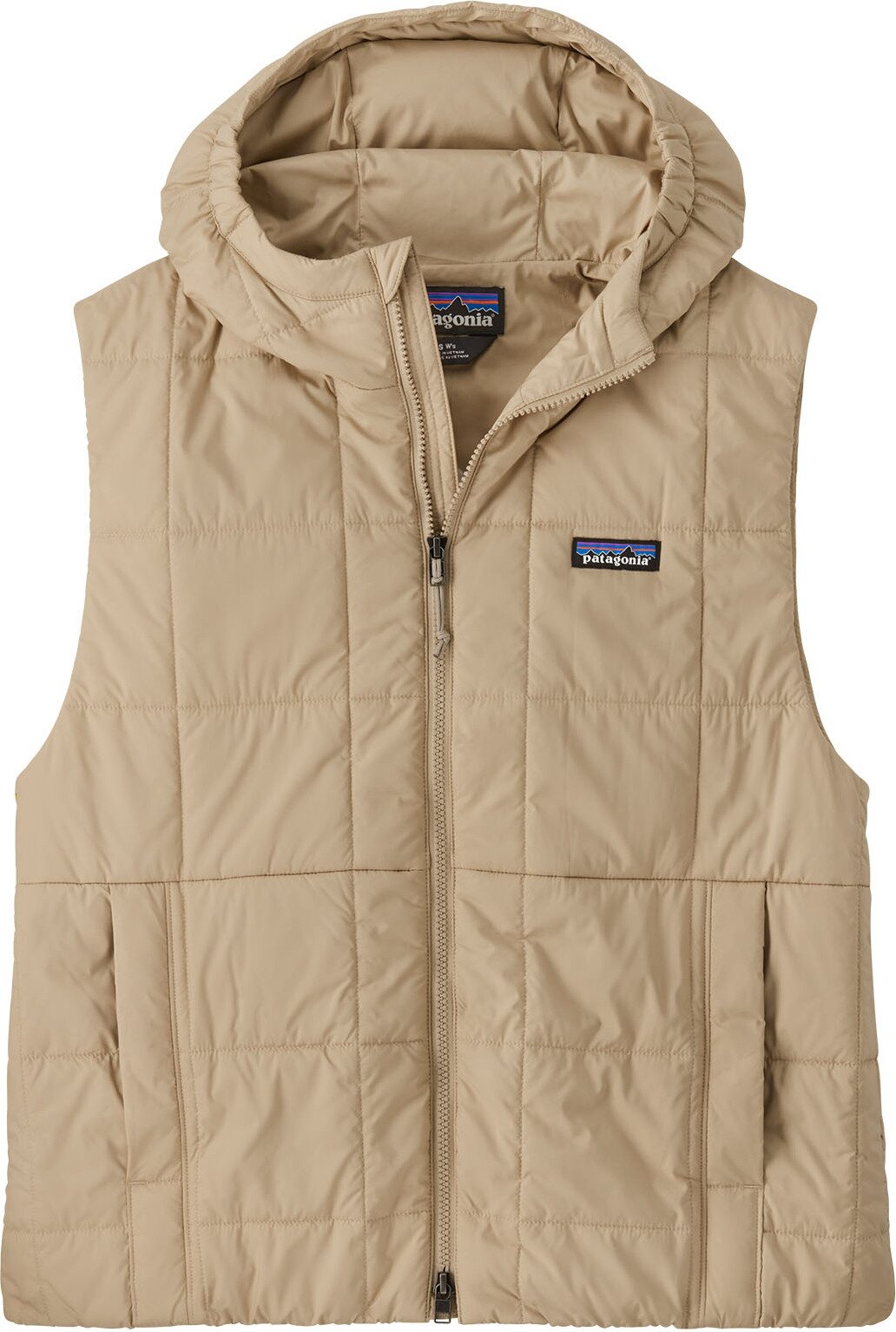 Patagonia Light Gust Hooded Vest Womens Oar Tan