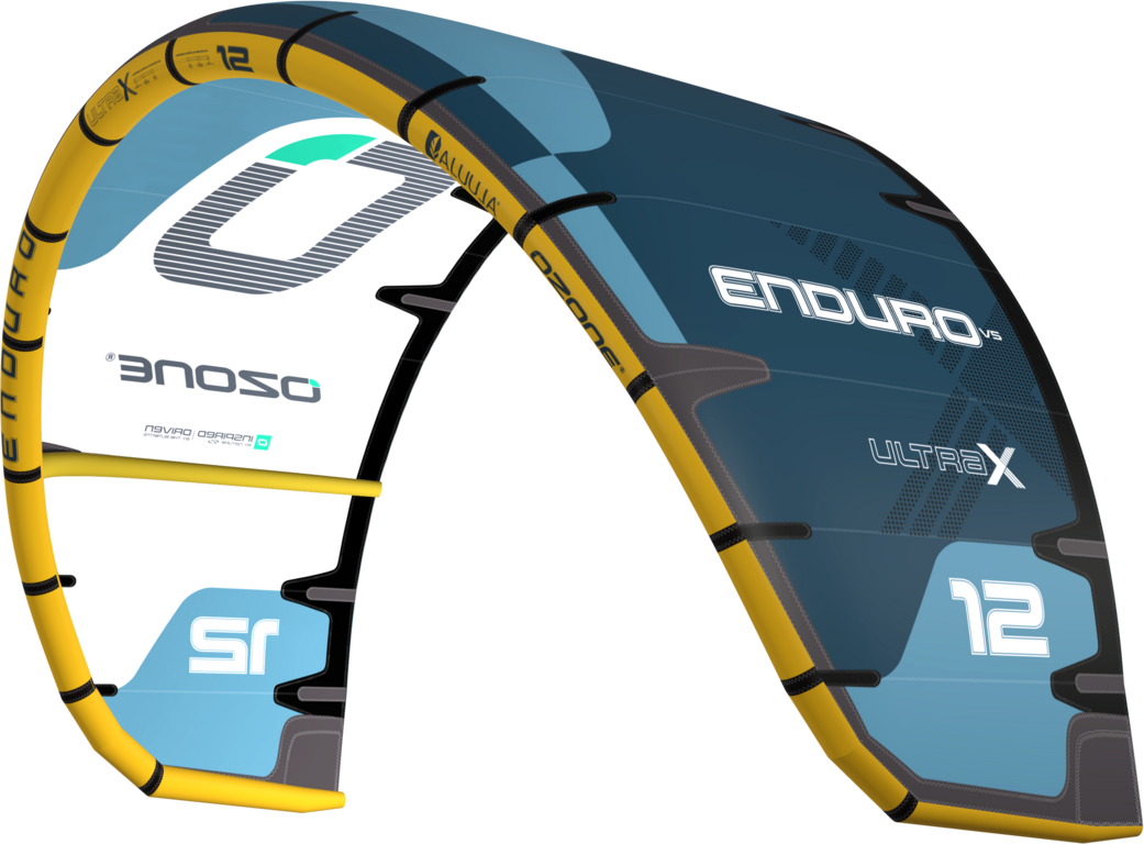 Ozone Enduro V5 Ultra-X Kite Only 13m² Slate Blue / Sky Blue
