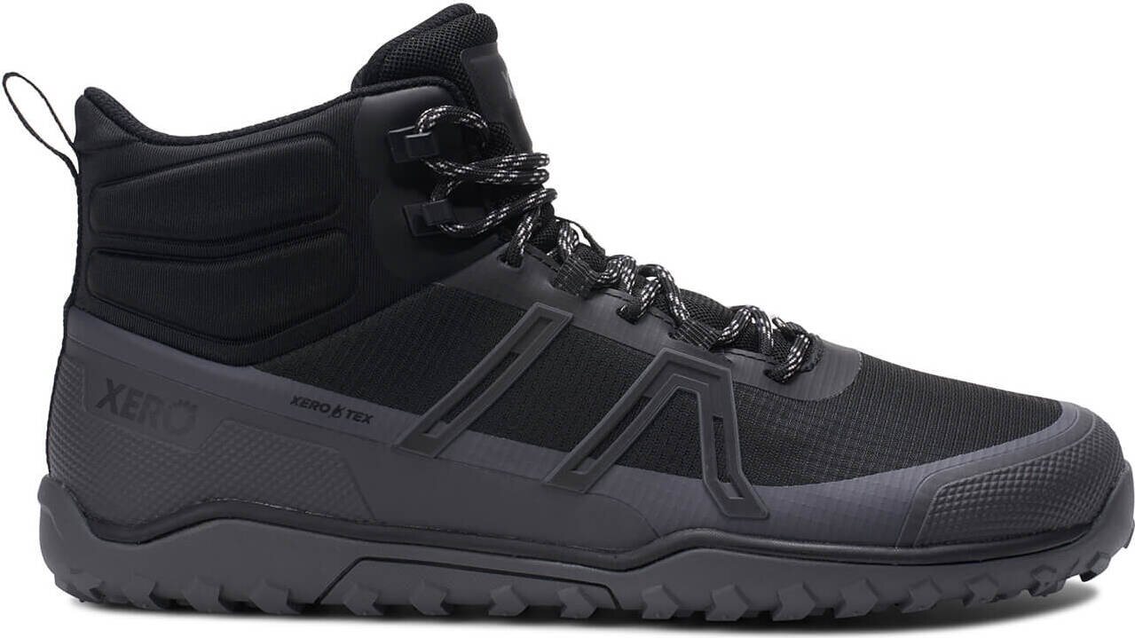 Xero Shoes Scrambler Trail Mid Waterproof Mens Black/Asphalt