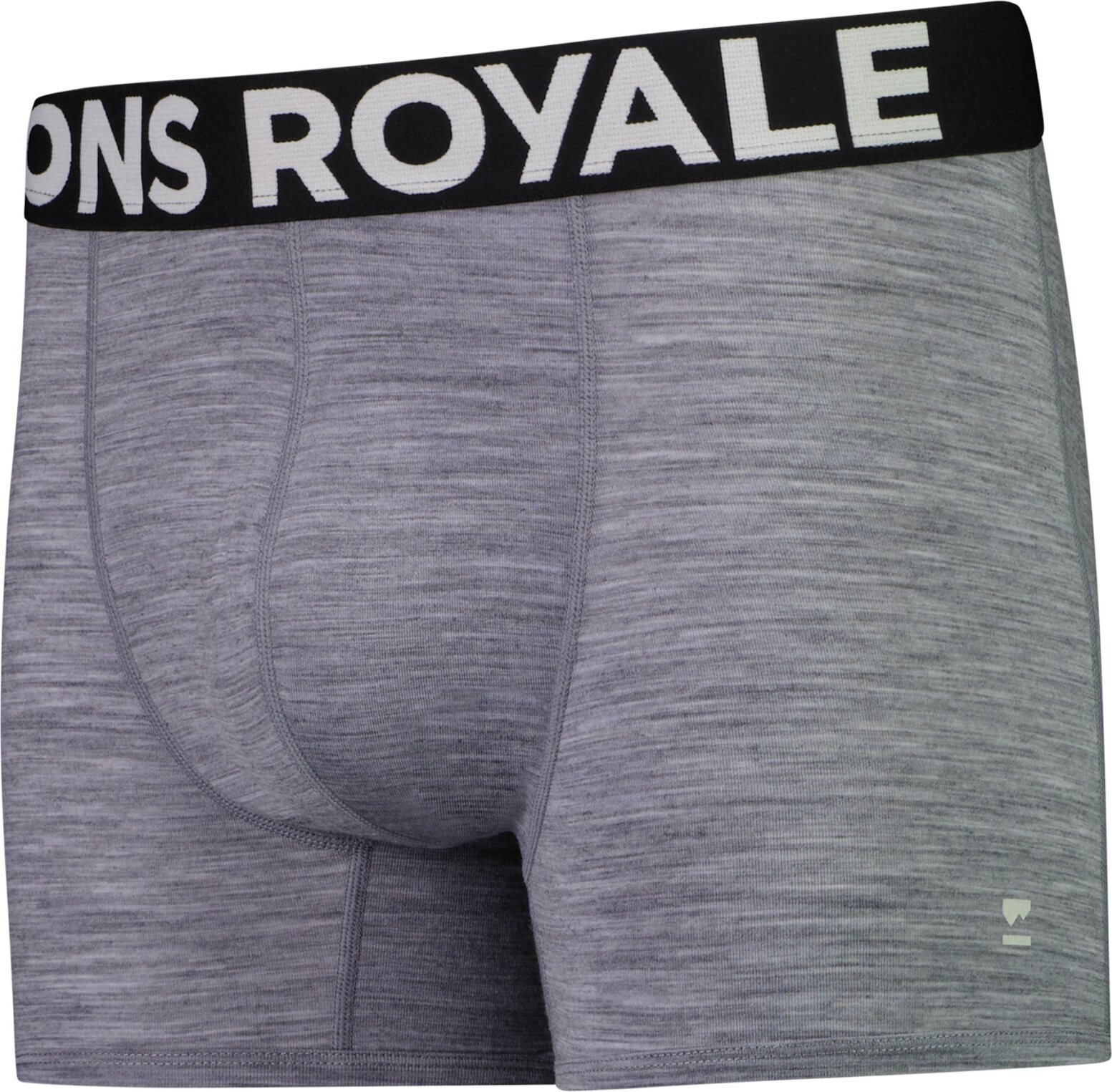 Mons Royale Hold 'Em Shorty Boxer Grey Heather