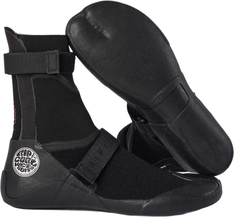 Rip Curl Flashbomb 5mm Hidden Split Toe Boots Black