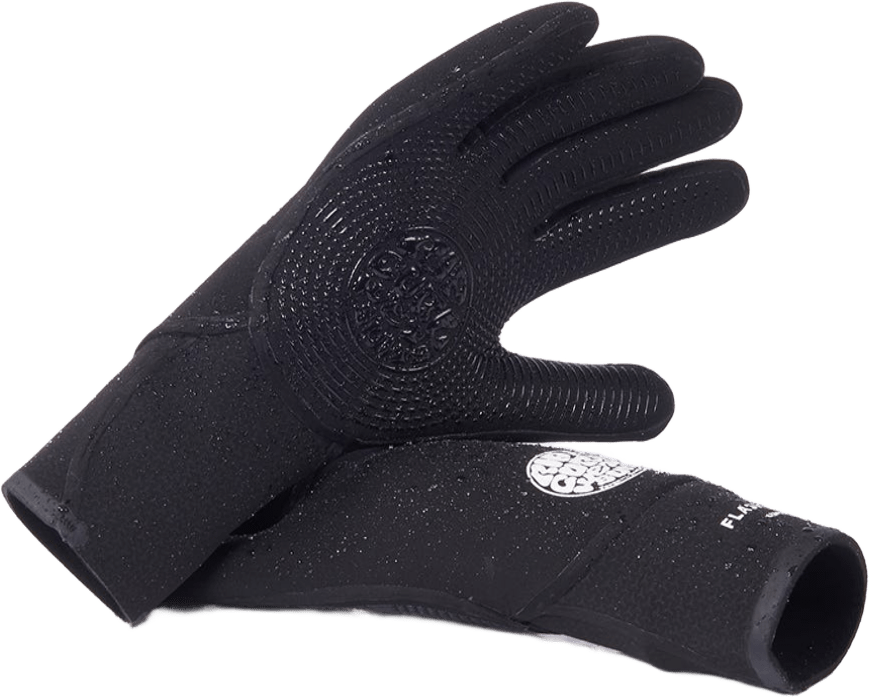 Rip Curl Flashbomb 3/2 5 Finger Glove Black